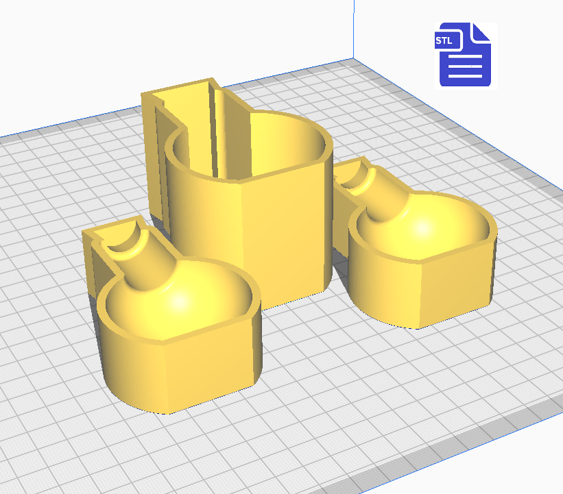 3pc 3D Love Potion Bath Bomb Mold STL File - for 3D printing - FILE ONLY - The Crafts and Glitter Shop