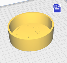 Load image into Gallery viewer, 1pc Full Moon Bath Bomb Mold STL File - for 3D printing - FILE ONLY