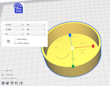 Load image into Gallery viewer, 1pc Full Moon Bath Bomb Mold STL File - for 3D printing - FILE ONLY