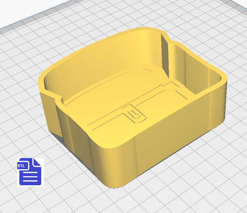 1pc Treasure Chest Bath Bomb Mold STL File - for 3D printing - FILE ONLY