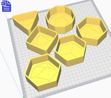 Load image into Gallery viewer, 1pc Polyhedral Dice Bath Bomb Mold STL File - for 3D printing - FILE ONLY