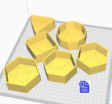 Load image into Gallery viewer, 1pc Polyhedral Dice Bath Bomb Mold STL File - for 3D printing - FILE ONLY