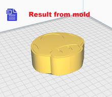 Load image into Gallery viewer, 1pc + 2pc + 3pc Mushroom Bath Bomb Mold STL File - for 3D printing - FILE ONLY