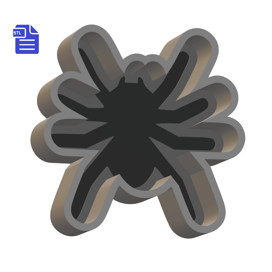 1pc Spider Bath Bomb Mold STL File - for 3D printing - FILE ONLY