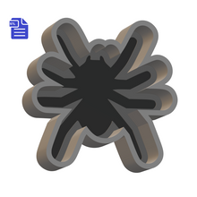 Load image into Gallery viewer, 1pc Spider Bath Bomb Mold STL File - for 3D printing - FILE ONLY