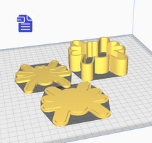 Load image into Gallery viewer, 3pc Spider Bath Bomb Mold STL File - for 3D printing - FILE ONLY