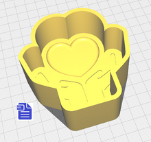 Load image into Gallery viewer, 1pc Self Care Bath Bomb Mold STL File - for 3D printing - FILE ONLY