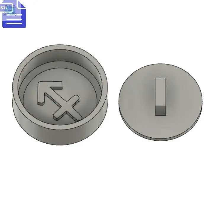 Sagittarius Bath Bomb Press STL File - for 3D printing - FILE ONLY - Sagittarius Bath Bomb Mold stl file Shower Steamer