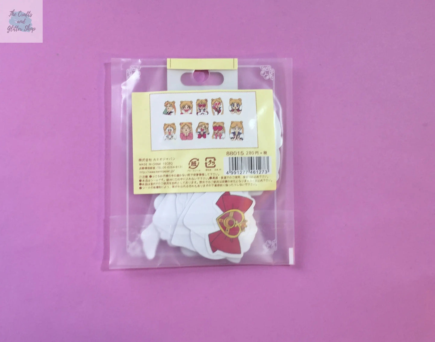 Sailor Moon Sticker Flakes - 33 pieces The Crafts and Glitter Shop