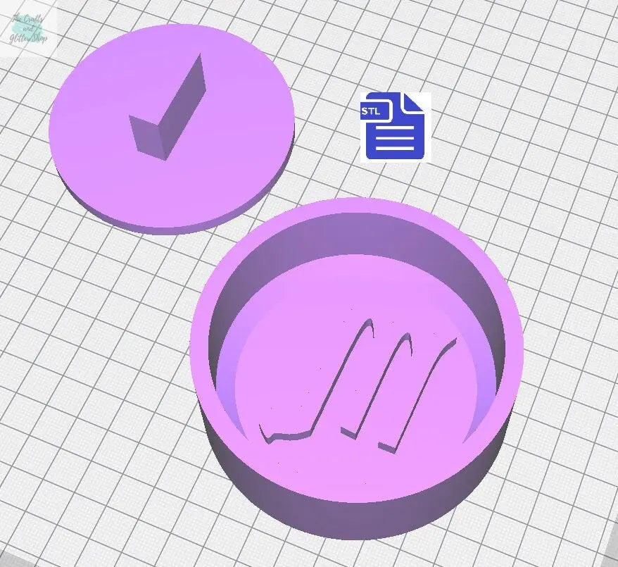 Scorpio Bath Bomb Press STL File - for 3D printing - FILE ONLY - print your own mold for bath bomb making - Scorpio Sign Bath Bomb Mold