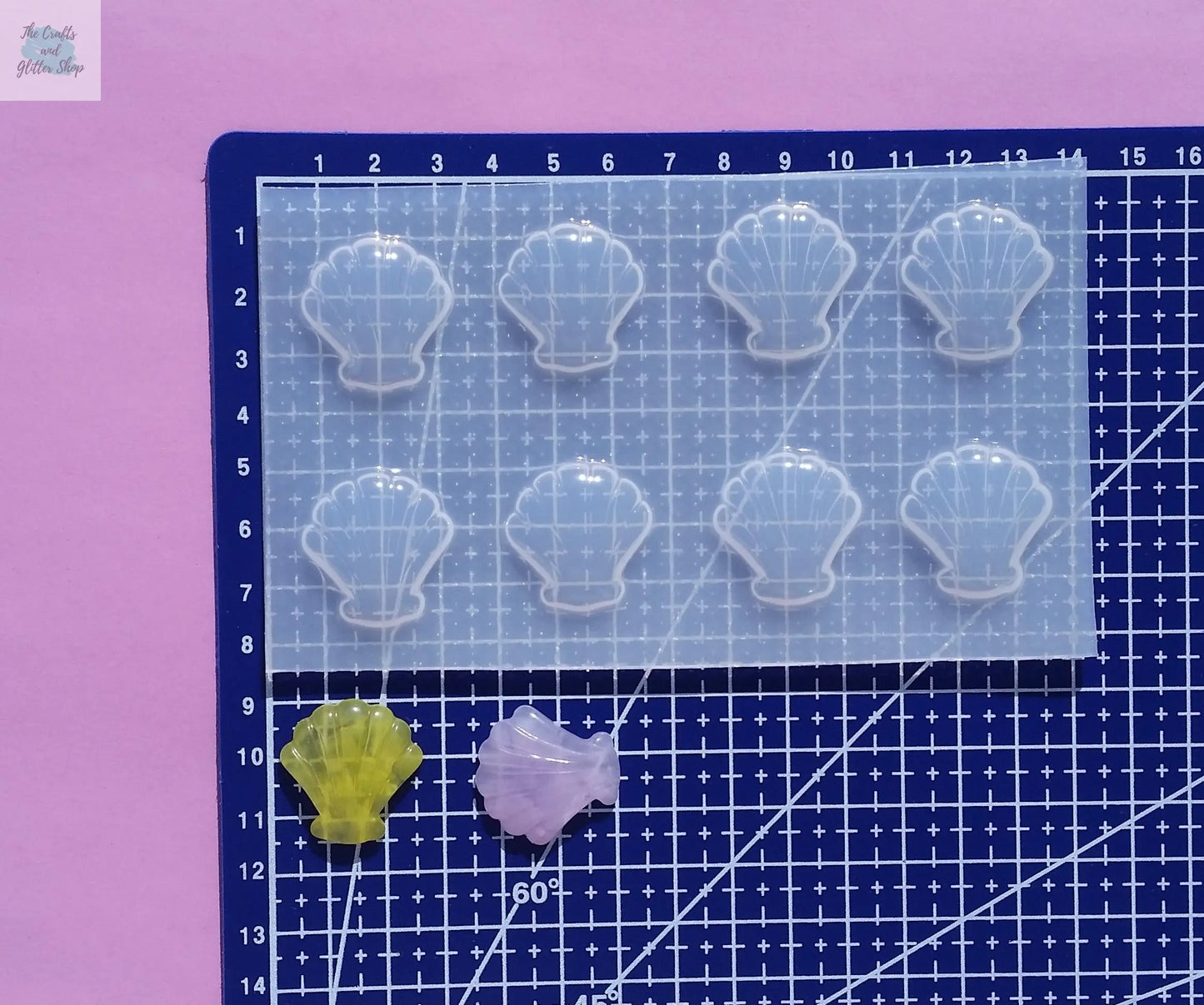 Sea Shell Plastic Mold The Crafts and Glitter Shop