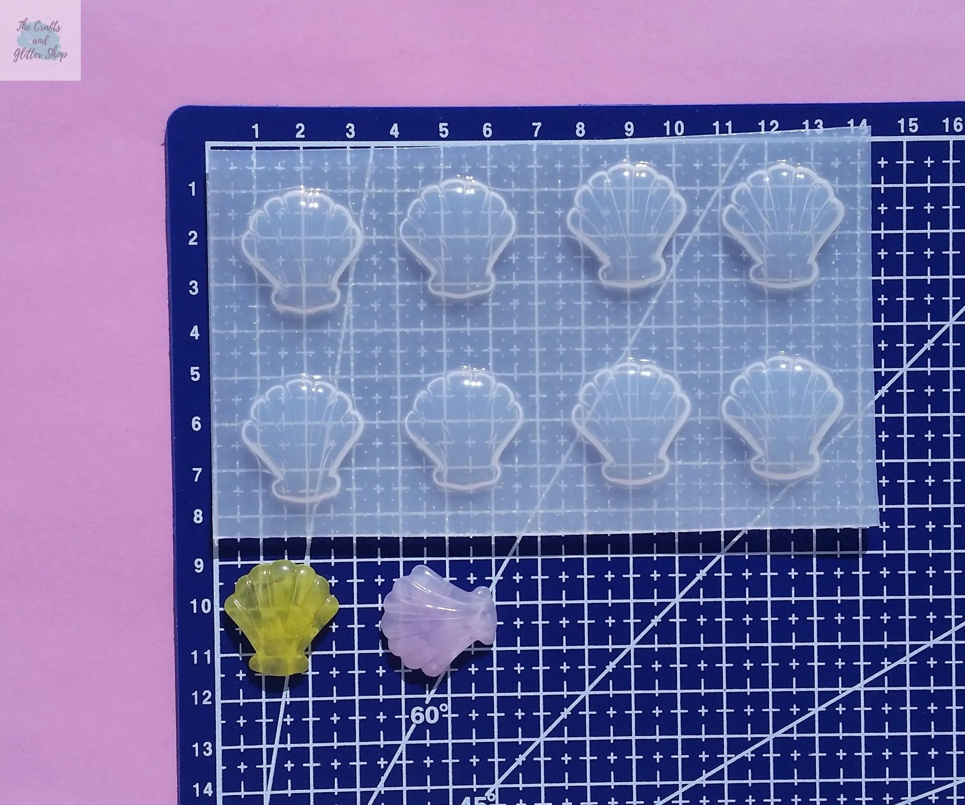 Sea Shell Plastic Mold The Crafts and Glitter Shop
