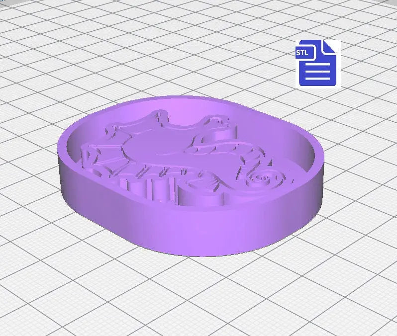 Seahorse Silicone Mold Housing STL File - for 3D printing - FILE ONLY - for making your own silicone molds - diy freshies mold
