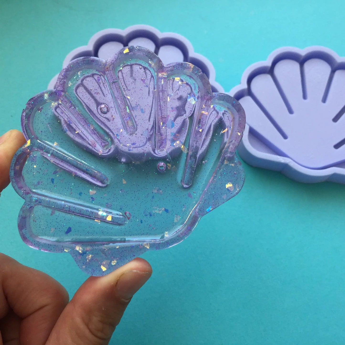 Seashell Tray Silicone Mold The Crafts and Glitter Shop