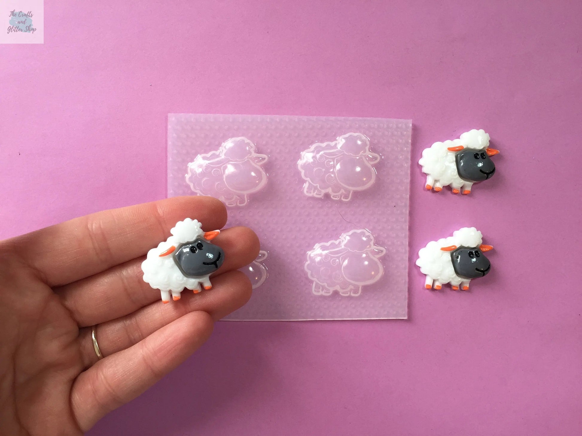 Sheep Plastic Mold The Crafts and Glitter Shop