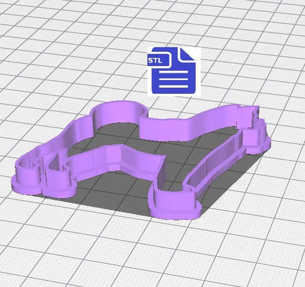 Shiba Inu Cookie Cutter STL File - for 3D printing - FILE ONLY - Digital Download