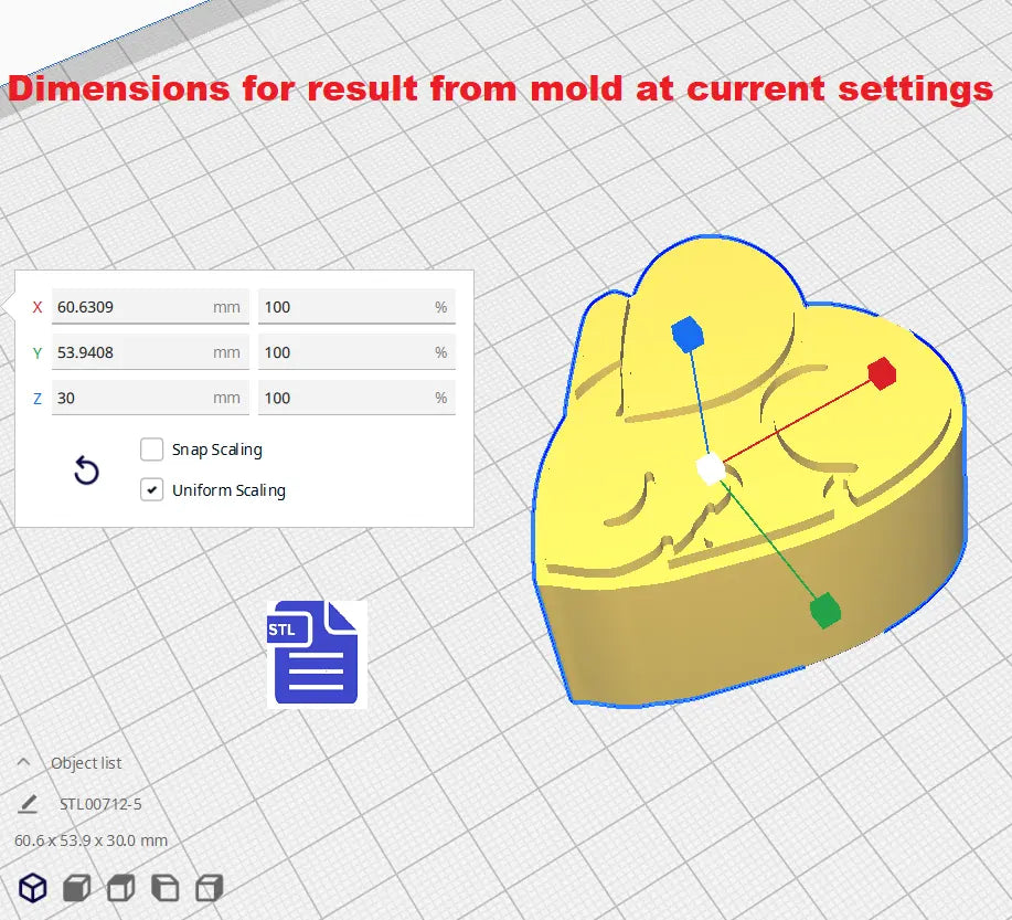 Sleepy Mouse Bath Bomb Mold STL File - for 3D printing - FILE ONLY - The Crafts and Glitter Shop
