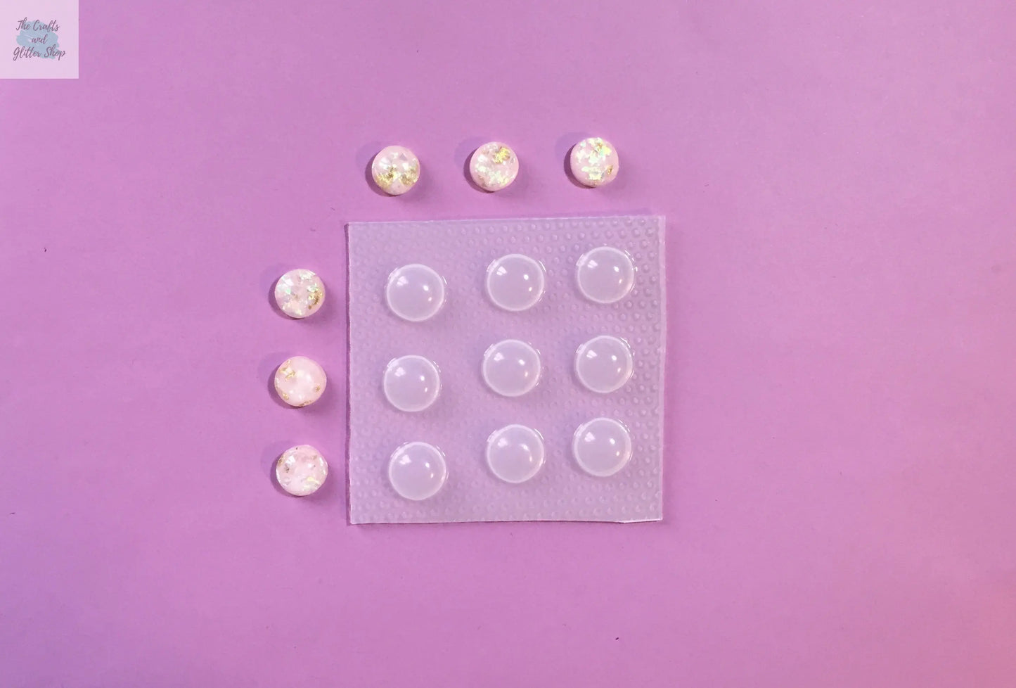 Small 3D Circle Dome Plastic Mold