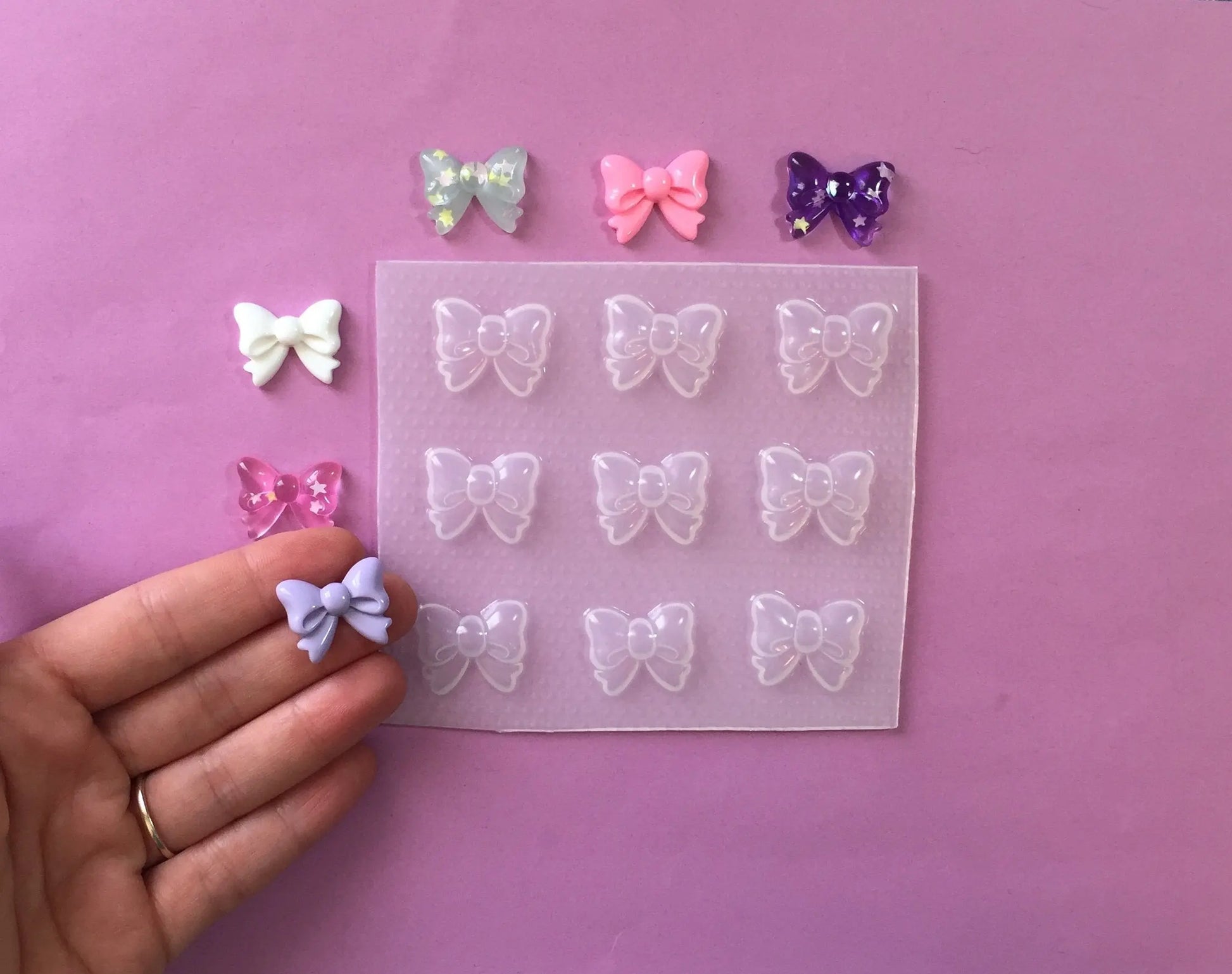 Small Bows Plastic Mold