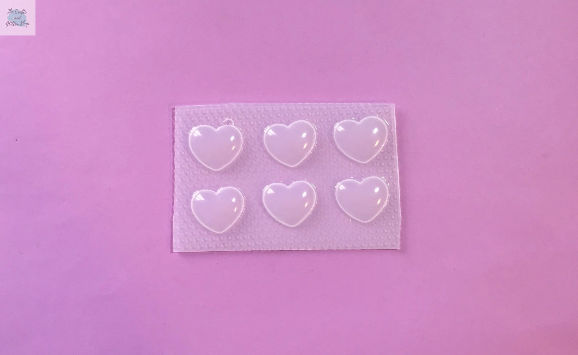 Small Bubble Heart Plastic Mold