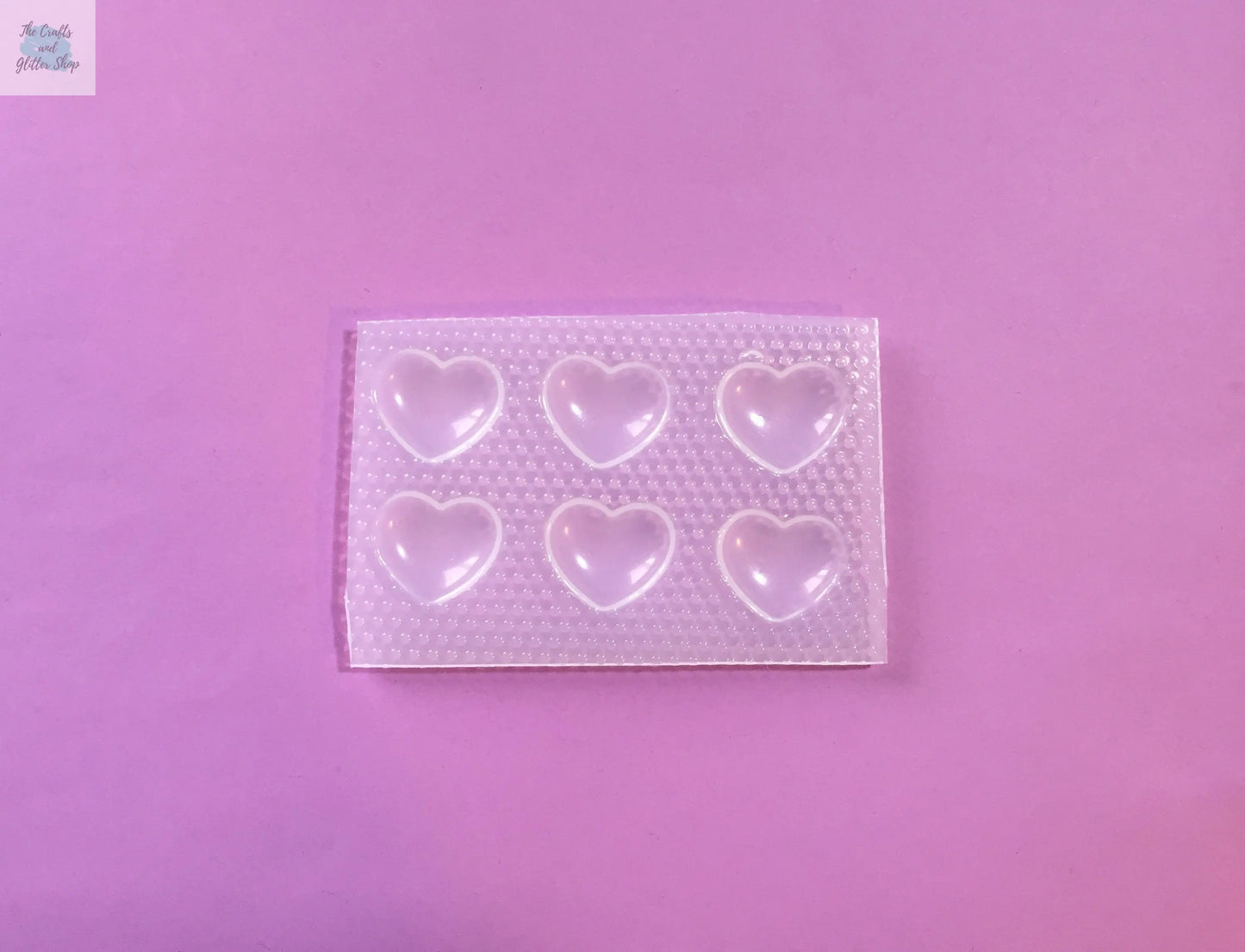 Small Bubble Heart Plastic Mold