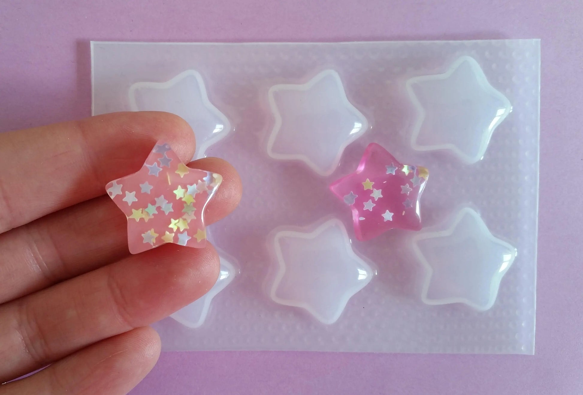 Small Bubble Star Plastic Mold