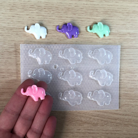 Small Elephant Mold The Crafts and Glitter Shop