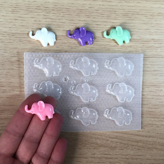 Small Elephant Mold The Crafts and Glitter Shop
