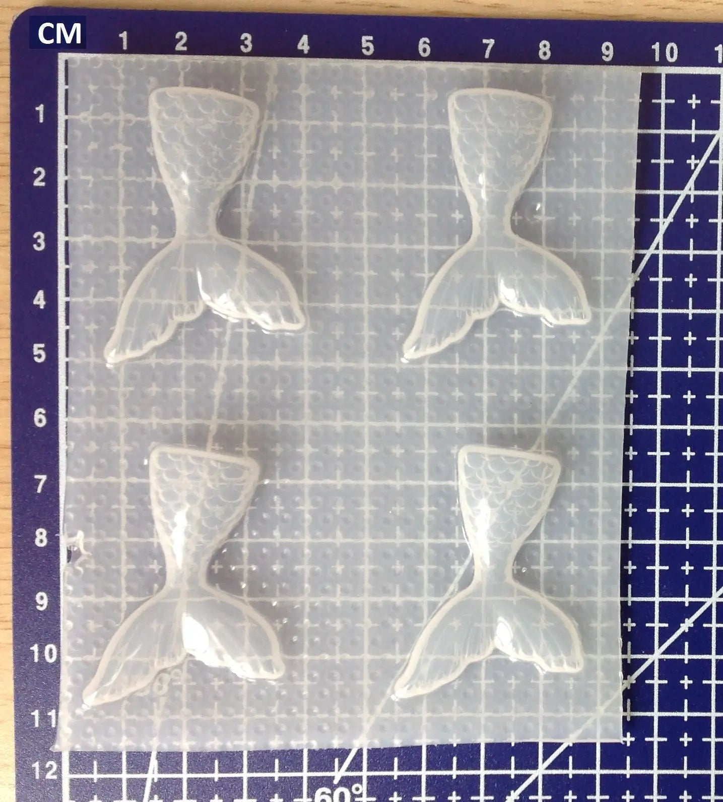 Small Mermaid Tail Plastic Mold