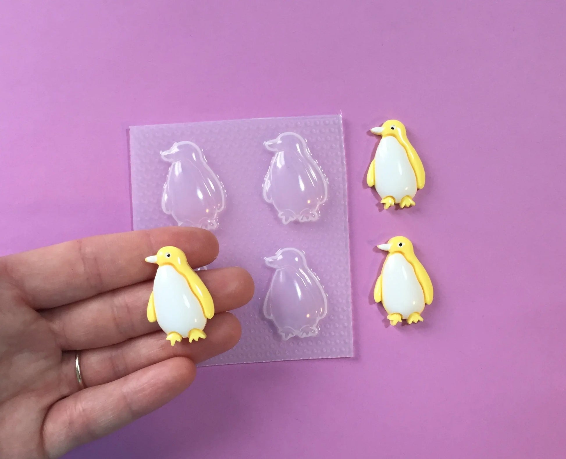 Small Penguin Plastic Mold