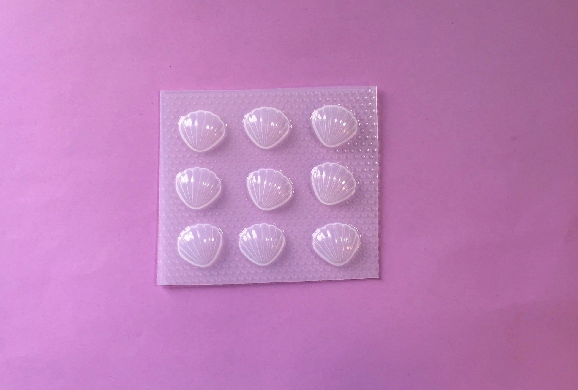 Small Puffy Round Seashell Plastic Mold