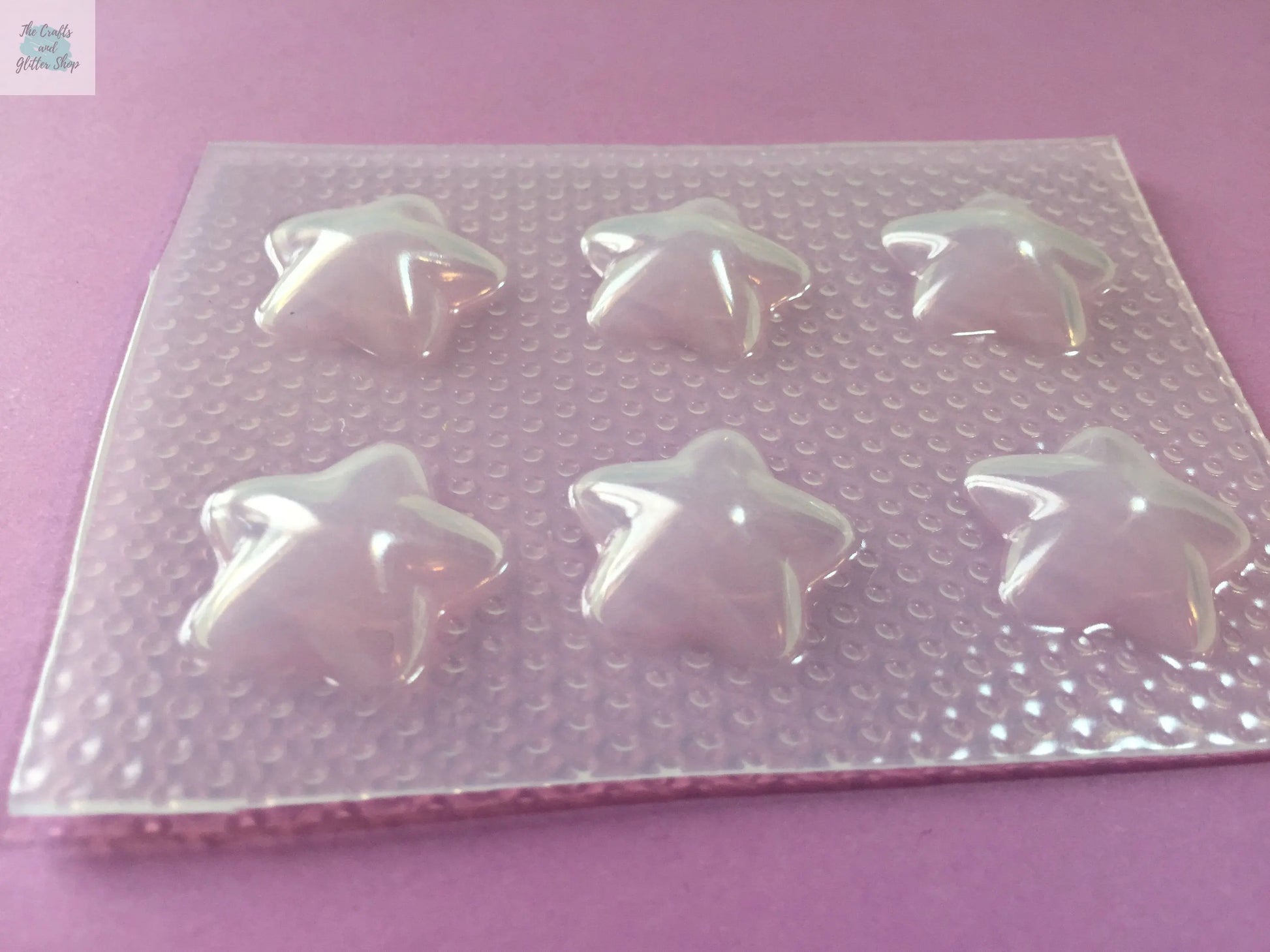 Small Puffy Stars Plastic Mold