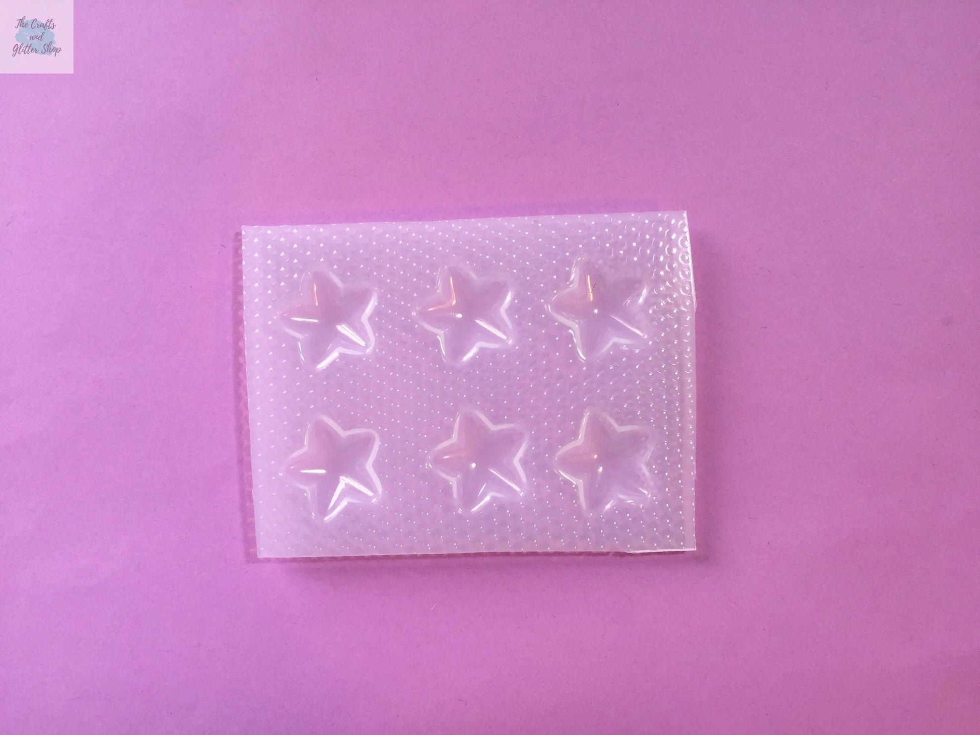 Small Puffy Stars Plastic Mold