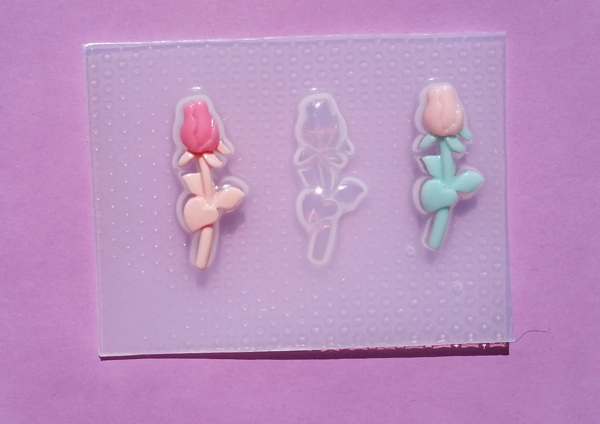 Small Rose Plastic Mold