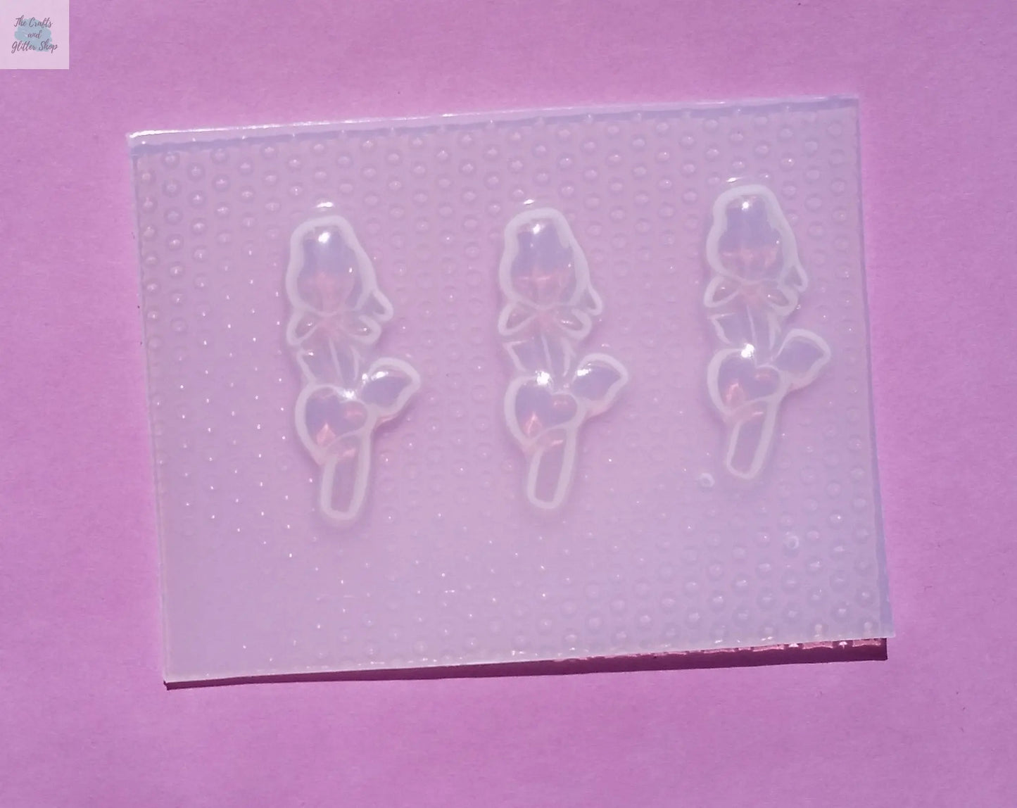 Small Rose Plastic Mold