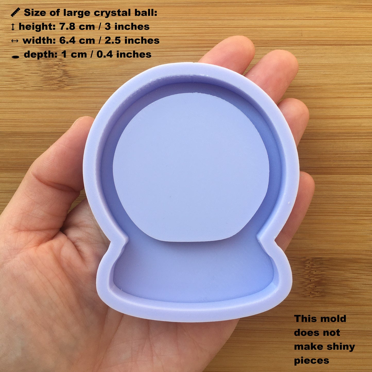 Snow globe / Crystal Ball Silicone Mold