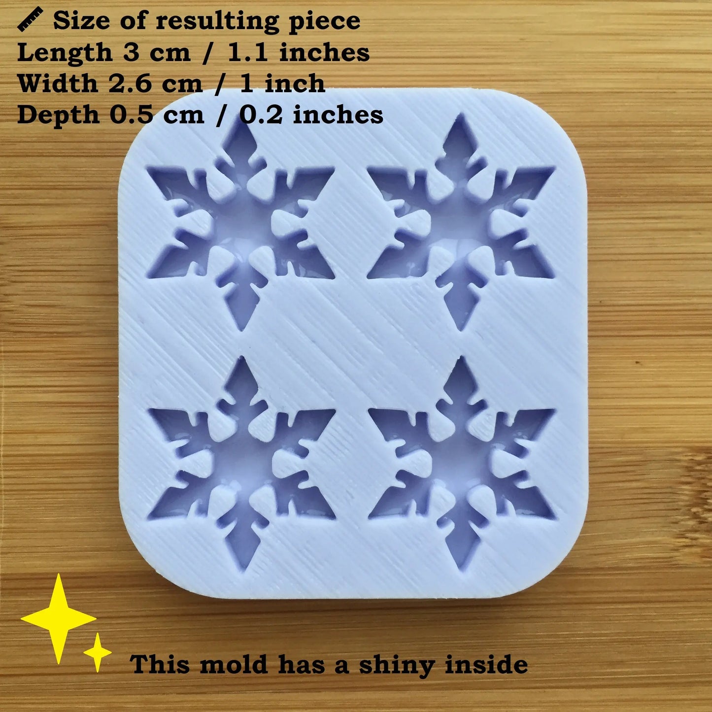 Snowflake Silicone Mold The Crafts and Glitter Shop