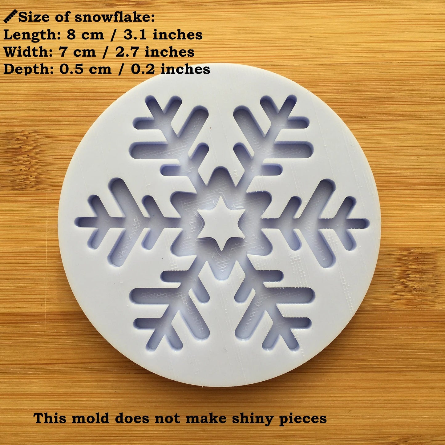 Snowflake Silicone Mold - The Crafts and Glitter Shop