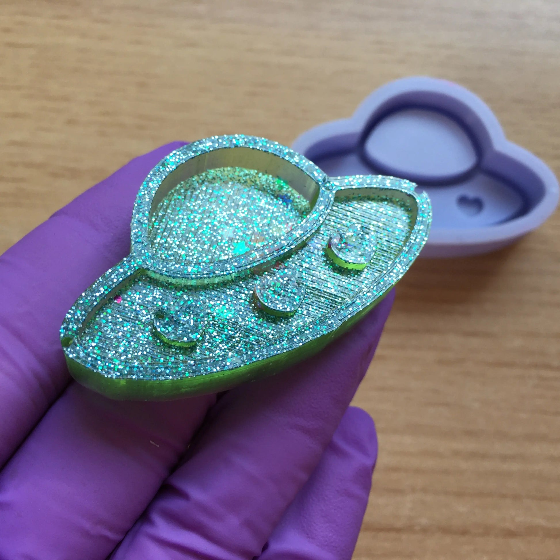 Spaceship Silicone Mold - The Crafts and Glitter Shop