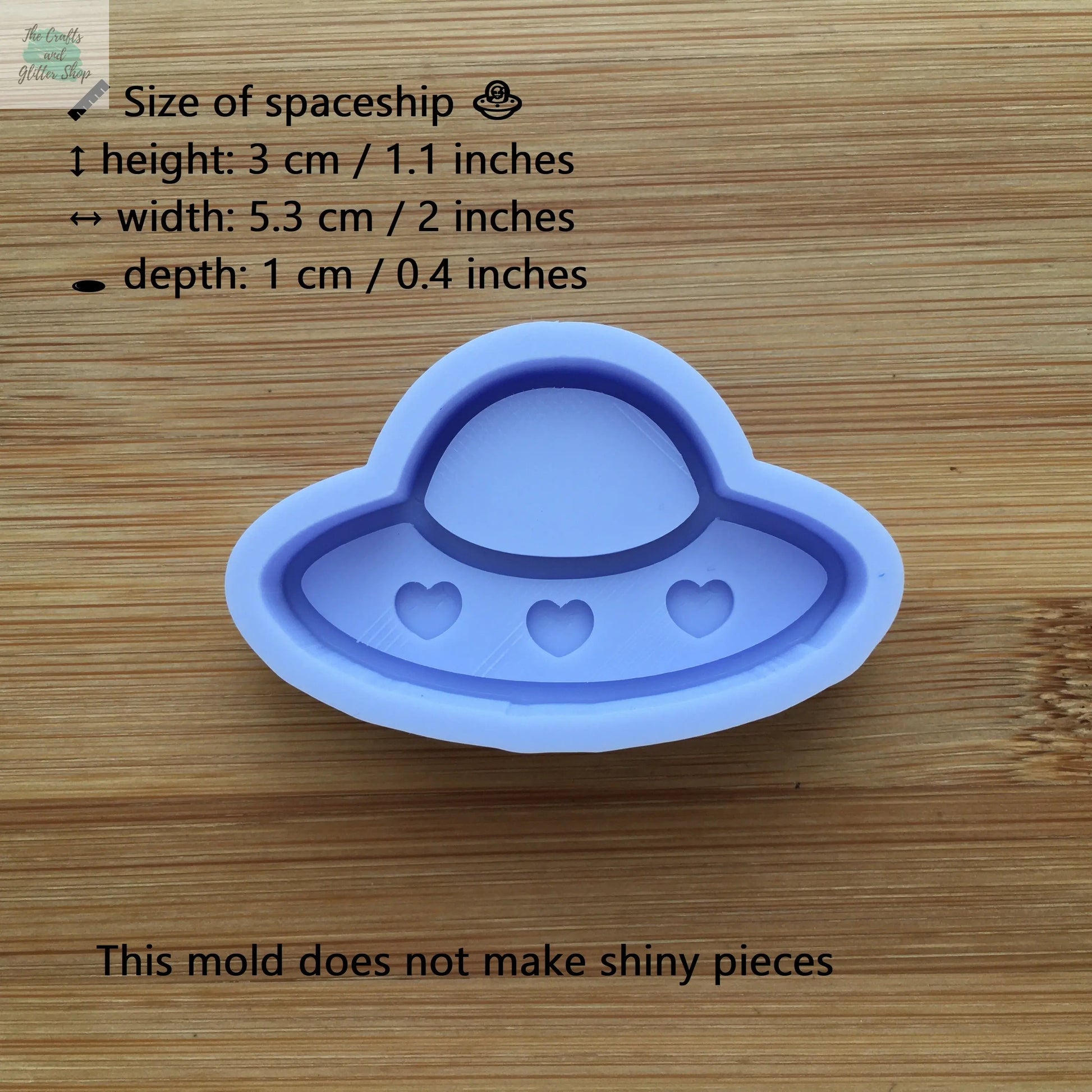 Spaceship Silicone Mold - The Crafts and Glitter Shop