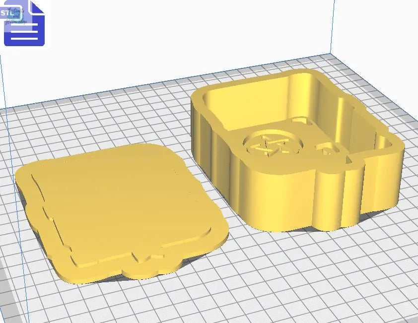 Spell book Bath Bomb Mold STL File - for 3D printing - FILE ONLY - Spellbook Bath Bomb Press Shower Steamer - The Crafts and Glitter Shop