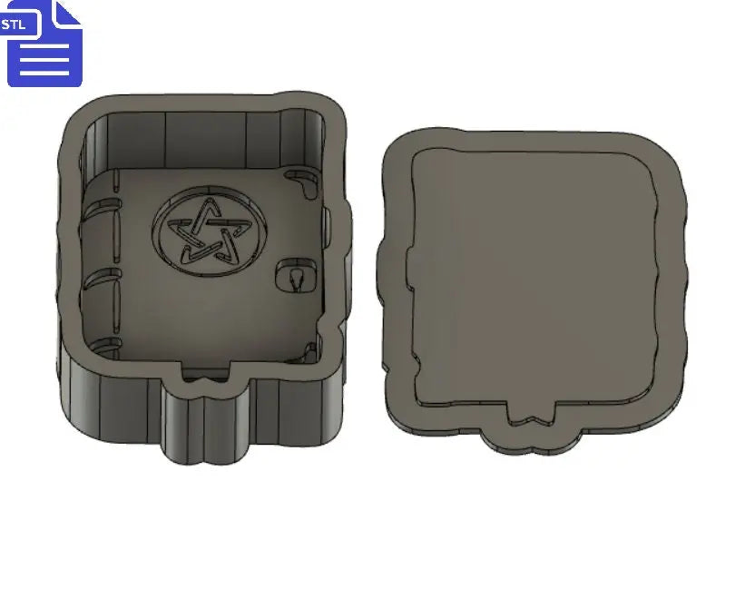 Spell book Bath Bomb Mold STL File - for 3D printing - FILE ONLY - Spellbook Bath Bomb Press Shower Steamer - The Crafts and Glitter Shop