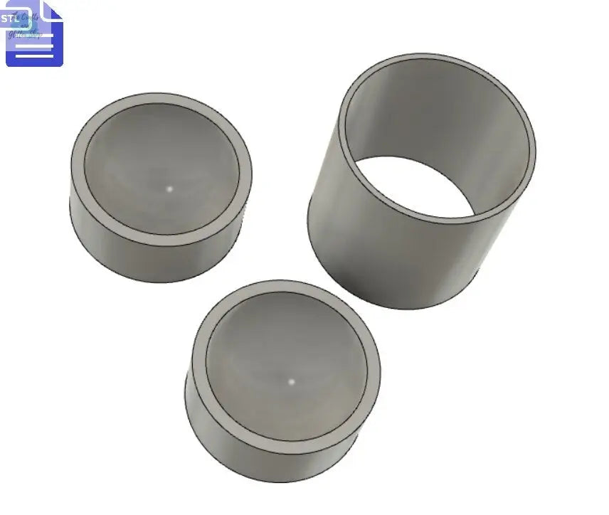 Sphere Bath Bomb Mold STL File - for 3D printing - FILE ONLY - Circle Bath Bomb Press Mould Shower Steamer - The Crafts and Glitter Shop