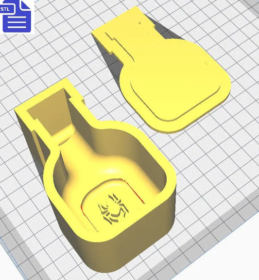 Spider Legs Potion Bath Bomb Mold STL File - for 3D printing - FILE ONLY - Potion Jar Bath Bomb Press Mould Shower Steamer
