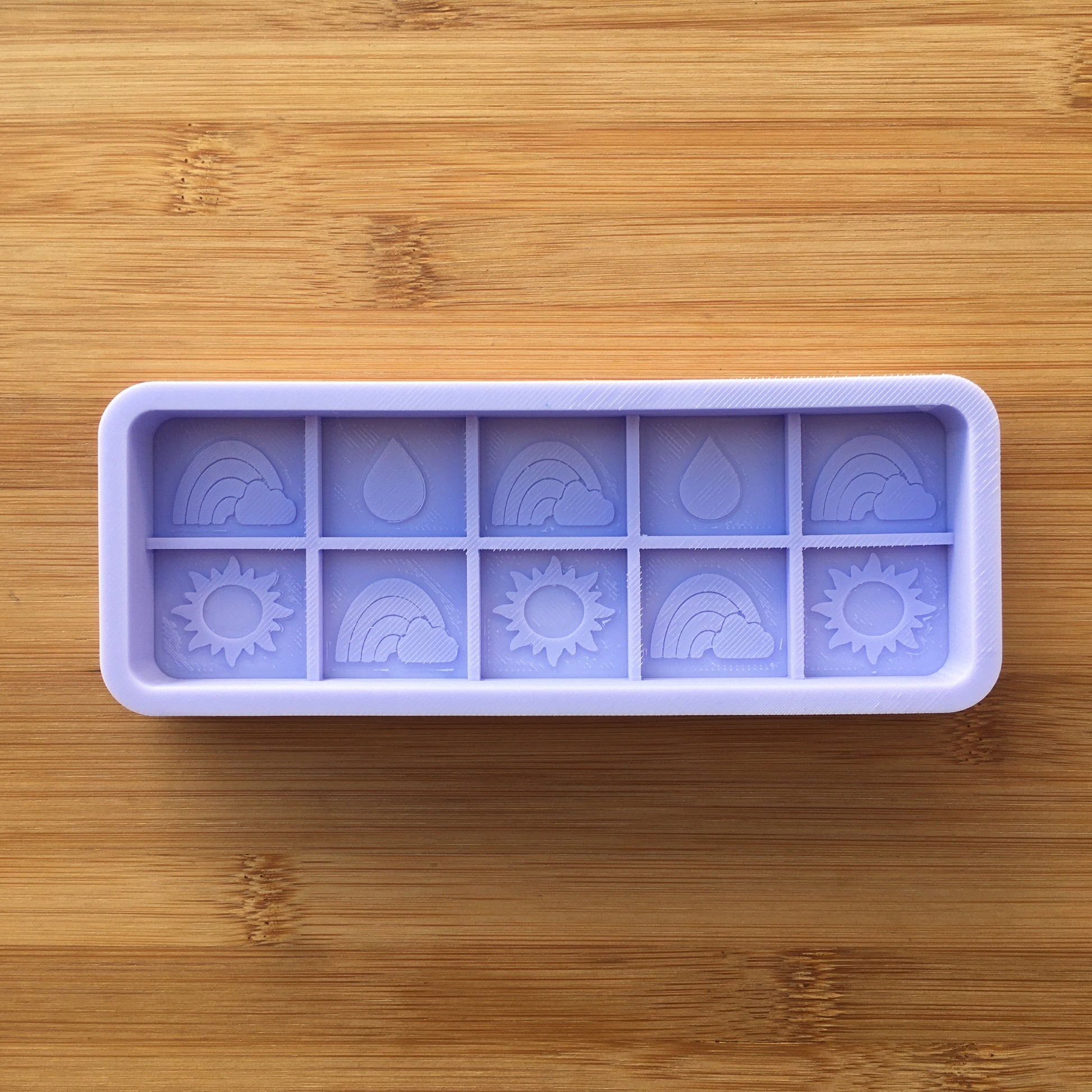 Spring Wax Melt Snap Bar Silicone Mold