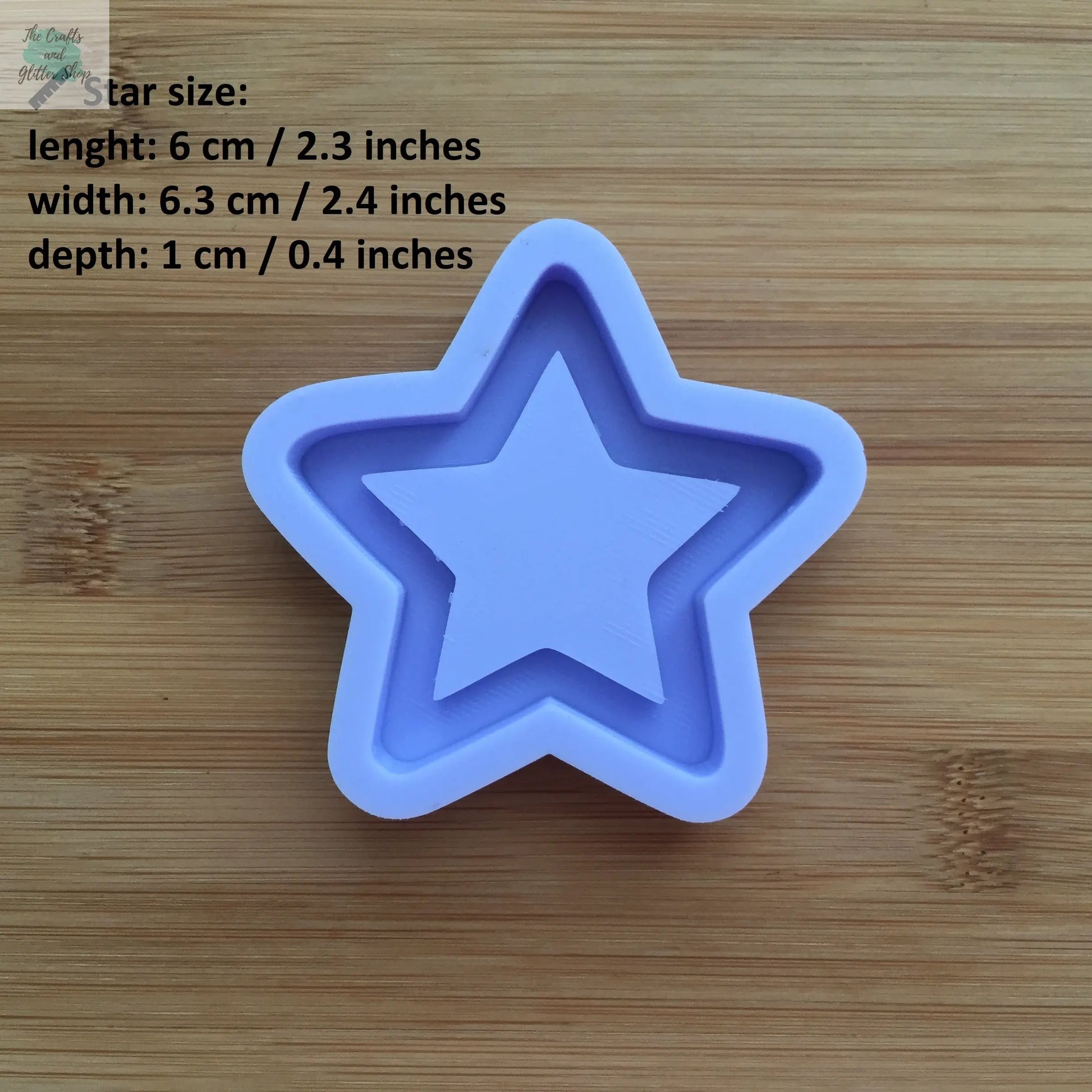 Star Shaker Silicone Mold The Crafts and Glitter Shop