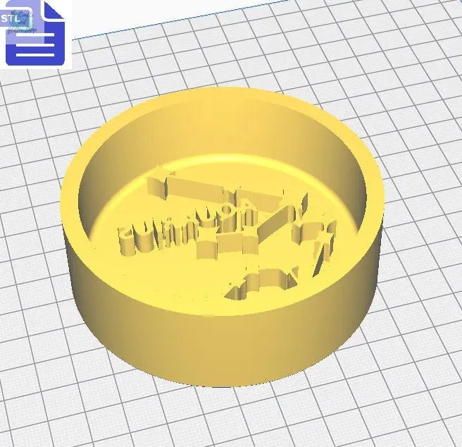 Star Sign Constellations Bath Bomb Mold STL File - for 3D printing - FILE ONLY - Zodiac Bath Bomb Press - Shower Press Circle Disc Bar Mould