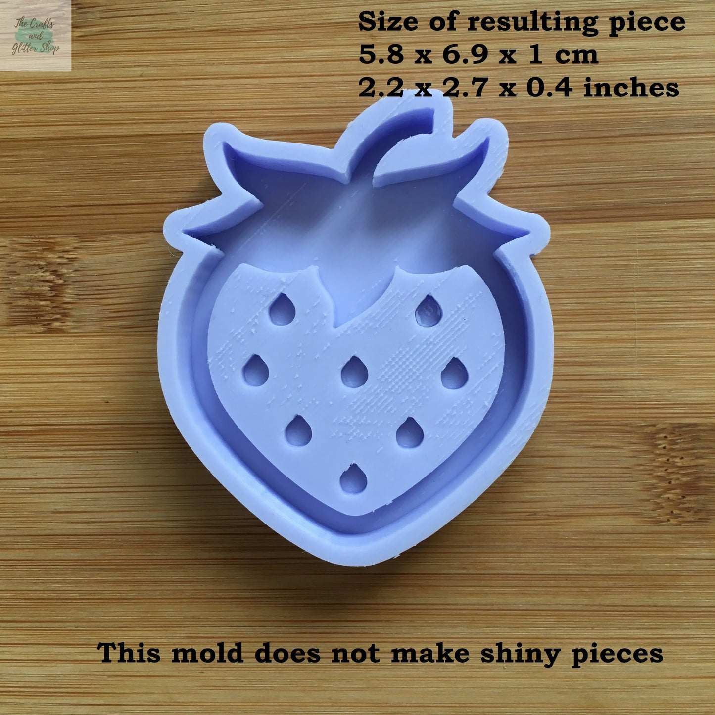 Strawberry Shaker Silicone Mold - The Crafts and Glitter Shop