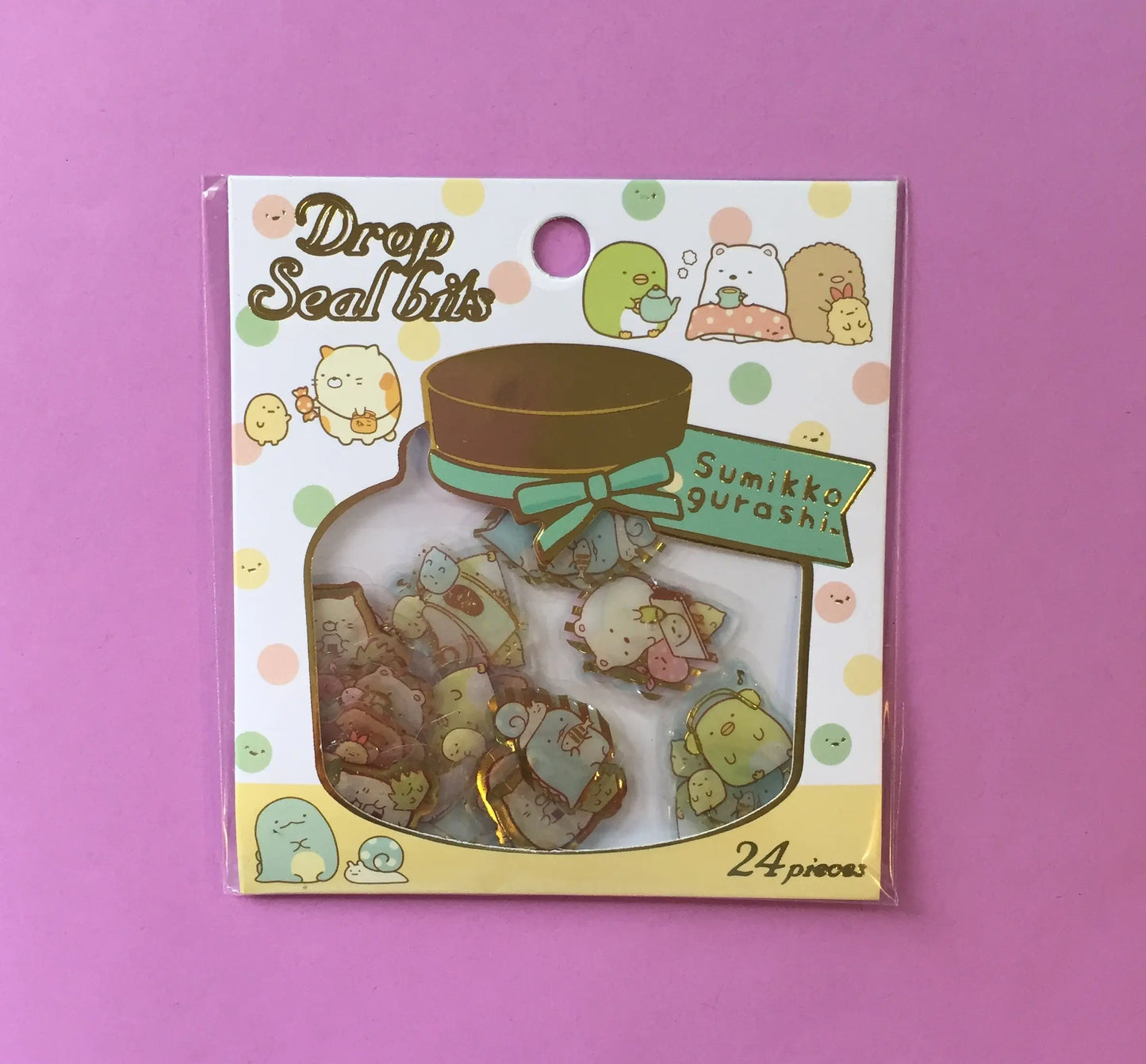 Sumikko Gurashi Crystal Sticker Flakes - Kawaii The Crafts and Glitter Shop