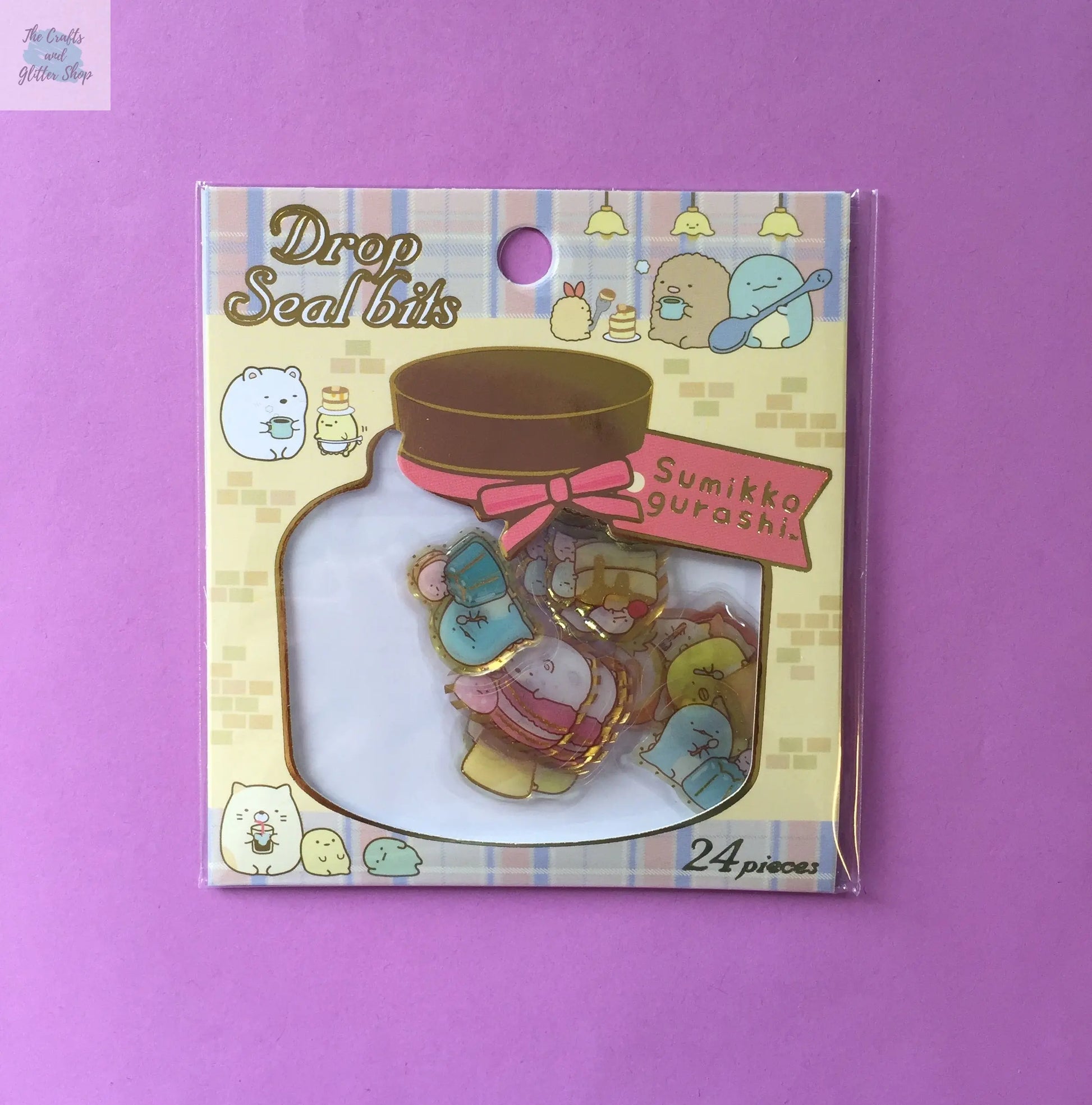 Sumikko Gurashi Crystal Sticker Flakes - Kawaii The Crafts and Glitter Shop